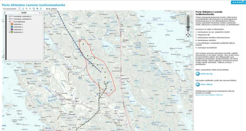 Vaikutusten arviointimenetelmänä on käytetty seuraavien lähtöaineistojen asiantuntijaanalyysia: kartta- ja tilastoaineistot (väestötiedot, virkistysalueet ja -reitit, julkiset palvelut ym.