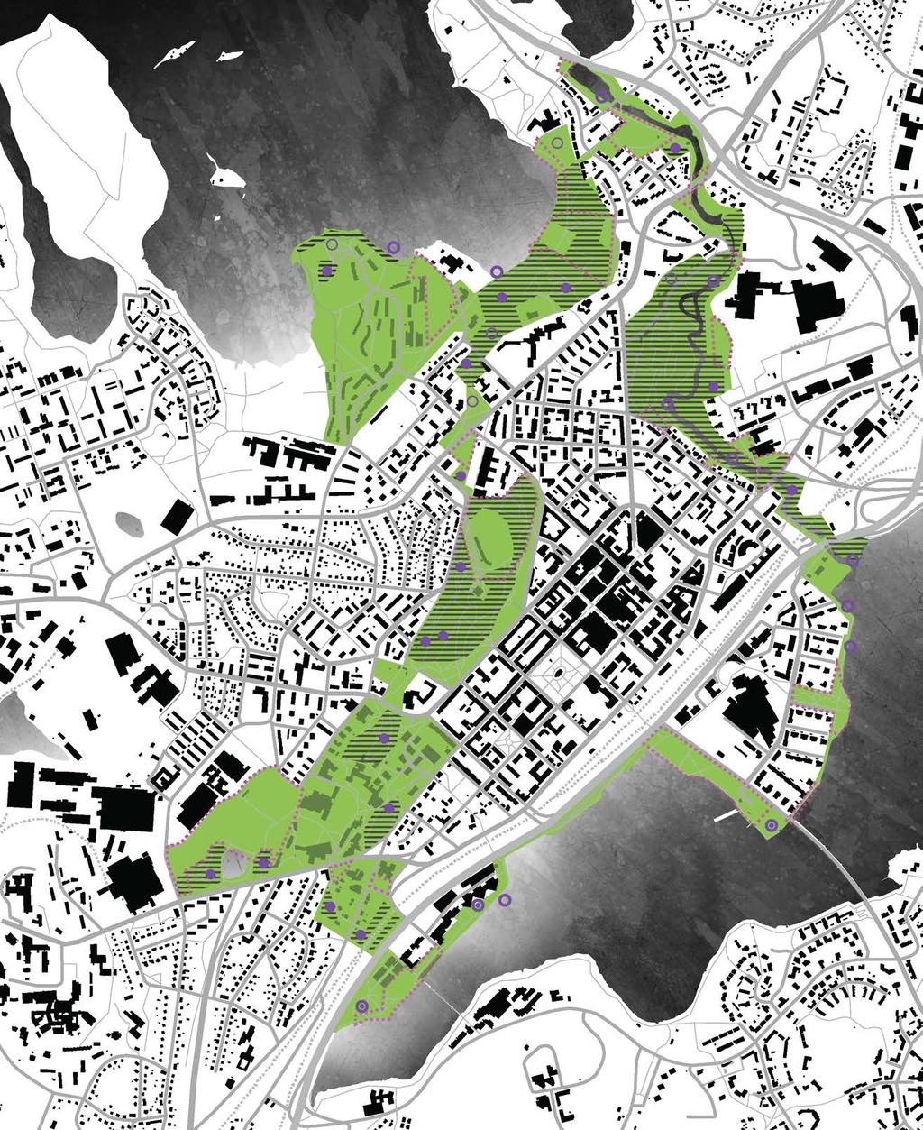 P 0 500m pesien ehdotetut sijainnit: metsäpesä