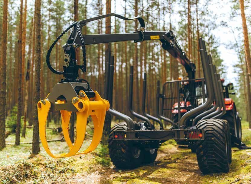 METSÄKUORMAIMET 5-SARJA / 5.72; 5.85 5-SARJAN kuormaimet on tarkoitettu jokapäiväiseen metsätyöhön ja ne on optimoitu keskisuurille traktoreille.