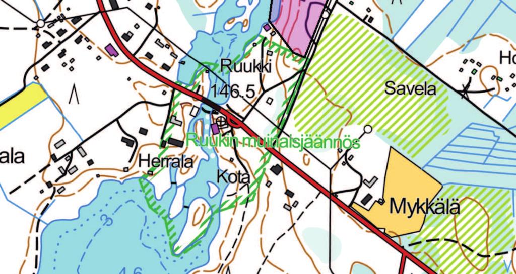Asemakaavaa ohjaa Jyrkän kylän osayleiskaava, jossa alue on osoitettu matkailupalvelujen (RM) alueeksi.