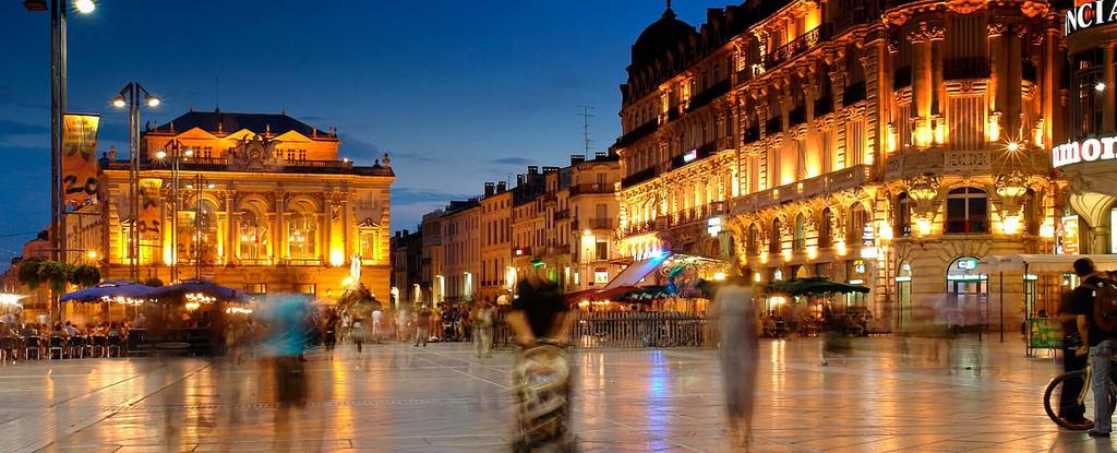 montpellier Etelä-Ranskassa aivan välimeren tuntumassa sijaitseva n. 250 000 asukkaan Montpellier on yksi Ranskan tärkeimmistä yliopistokaupungeista ja väestön keski-iältään eräs Ranskan nuorimmista.