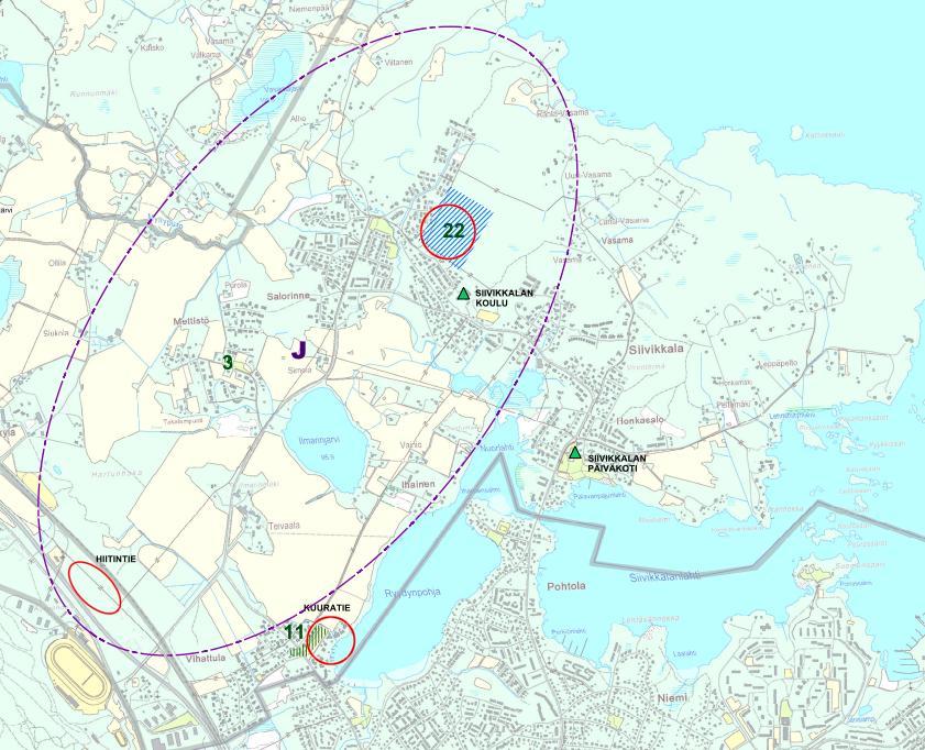 25 Niittylän alue, itäpuoli 2013 2014: 250 Alustava kustannusarvio Alueen vesihuoltoverkoston rakentaminen v.2014. Rakennettava verkostopituus n. 430 m.