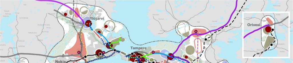 Kuva 3. Tampereen seudun Rakennesuunnitelma 20