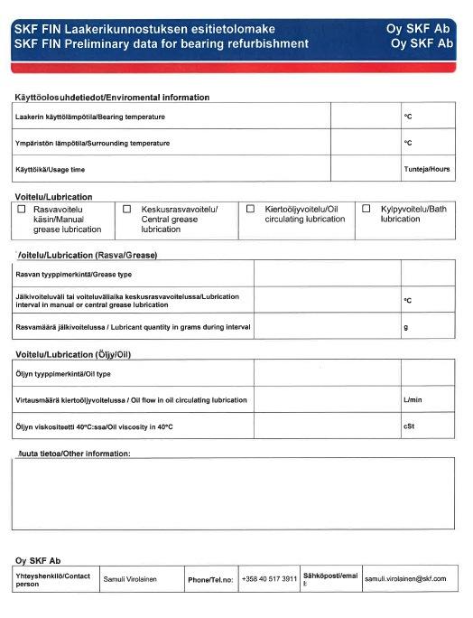 SKF Laakerikunnostuksen