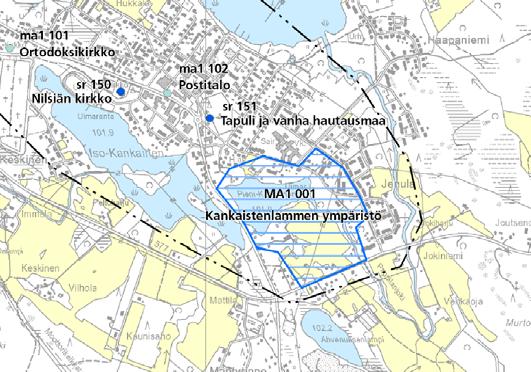 FCG Finnish Consulting Group Oy Kaavaselostus 5 (11) Kuva 3: ote maakuntakaavan osa-aluekohtaisista liitekartasta Yleiskaava Keskustaajaman osayleiskaava,