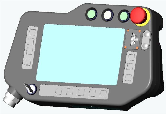 27 Kuva 7. Opetusyksikkö (Panasonic Arc Welding Robot Controller 2007, 41) 6.2.1 Virtalähde Kaarihitsausvirtalähde on laite, joka syöttää sähkötehoa hitsausvalokaareen.