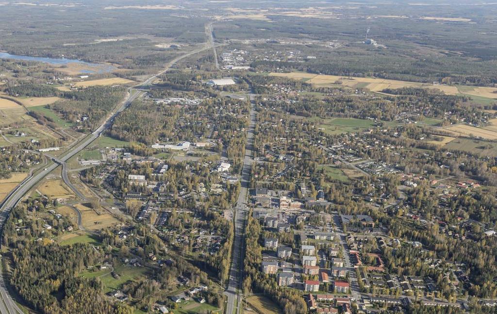 Vision av nya Smedsby centrum