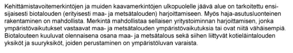 suuryksikkö Biotalouden alue