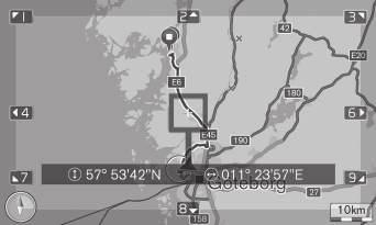 02 Määränpään, matkasuunnitelman ja reitin asettaminen Painakaa navigointilähteen normaalinäkymässä OK/MENU ja valitkaa Reitti Jäljellä oleva reitti kartalla.