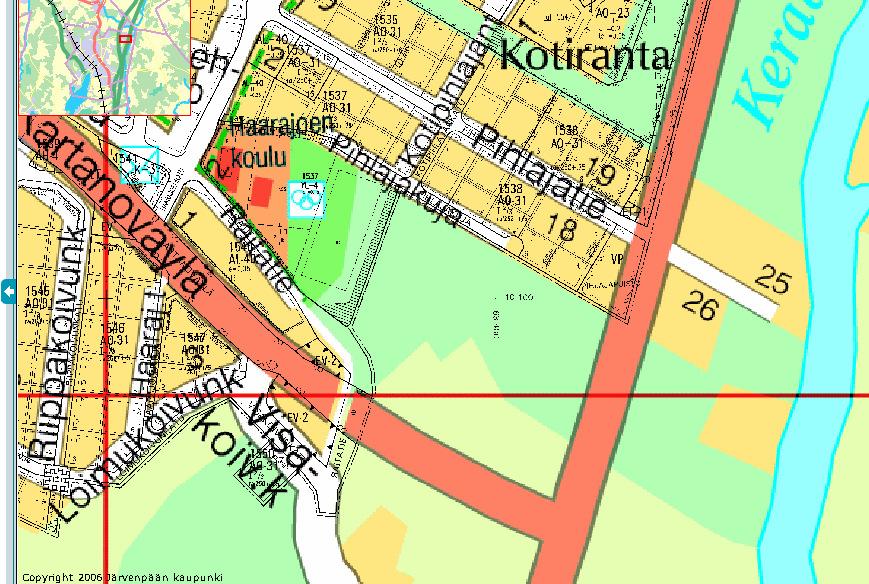 Haarajoki Pihlajatiellä oleva Haaris-baarin alue olisi mahdollinen raskaiden ajoneuvojen pysäköintipaikka. Tontin koko on noin 5 000 m 2.
