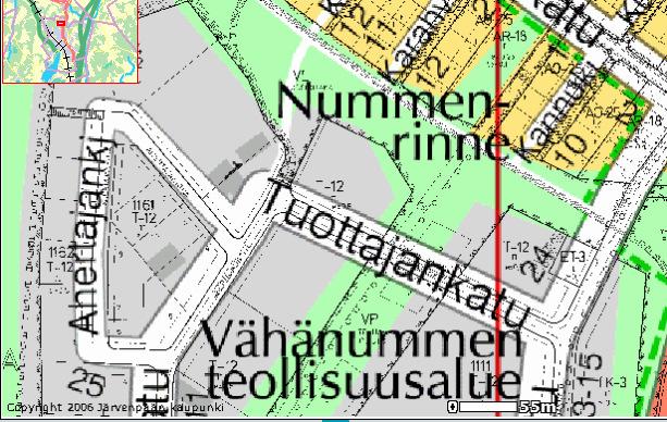 Pysäköintipaikka tulee harkittavaksi viimeistään kaavamuutoksen yhteydessä. Nykyinen kaavaan merkitty LPalue on liian pieni. Kuva 32.