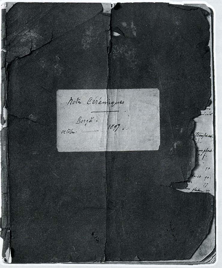 Finchin muistikirja 1897 Päivätty Porvoo (sopimus Sparre&Finch) Sisältää