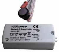 toimintaperiaate: - kun sensori peitossa, valot ovat poiskytkettynä - kun sensori vapautuu, valot kytkeytyvät päälle IP20 8890102 IR-LIIKESENSORI 901 1 KPL 1009 Led
