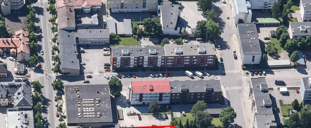 LÄHTÖTIEDOT Salon kaupunki 17.1. Kaupunkisuunnittelu 2 Viistokuva 2015 BLOM Suunnittelualueena on Hermannin kaupunginosan korttelin 7 tontti 5. Alueen koko on 1760m 2.