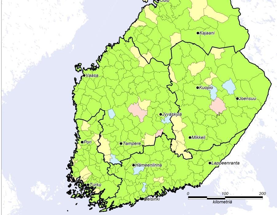 270 kunnassa Etsivä nuorisotyö oli kontaktissa yli 27 100, joista yli 16 600 nuorta oli