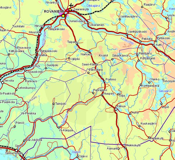 1. SUUNNITTELUALUE Suhangon kaivoshanke sijaitsee Ranuan kunnan luoteisosassa, ulottuen pieniltä osin myös Tervolan kunnan itäosaan sekä Rovaniemen kaupungin eteläosaan.