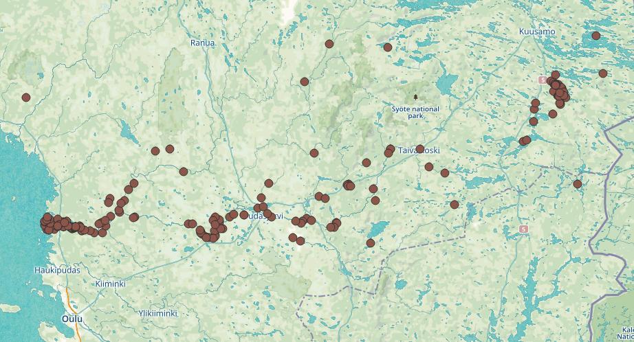 Vesistössä havaitsemani ongelmat Samea tai likainen vesi Levät, pohjan limaisuus Liettynyt ranta Umpeenkasvu