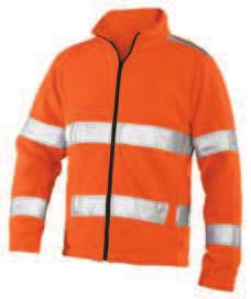 Koot: XS 3XL CE: EN ISO 471, luokka 3 (XS luokka 2) 925079711 Keltainen 925079718 Oranssi Fleecetakki, luokka 3 Fleecetakki,