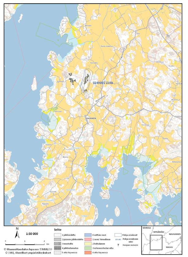 Turun seutukunnan kartta 13.