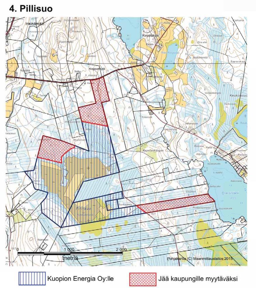 Kuopion kaupunki Pöytäkirja 22/2016 14 (36) 246 Myytävä