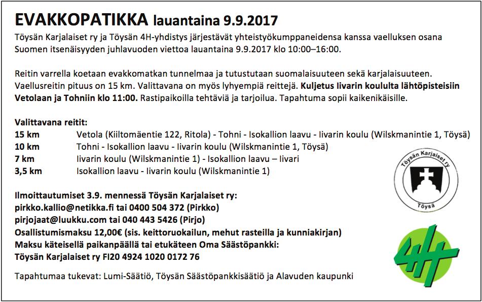 Perinteinen kansallispuistoretki Suomen Luonnon päivänä la 26.8.2017 Etelä-Konneveden kansallispuistoon.