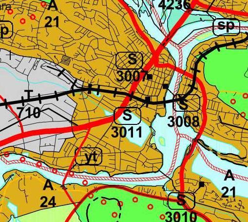 yleiskaava. Yleiskaavassa suunnittelualuetta koskevat merkinnät PY-1 (Alueelle laaditaan tai muutetaan asemakaava.