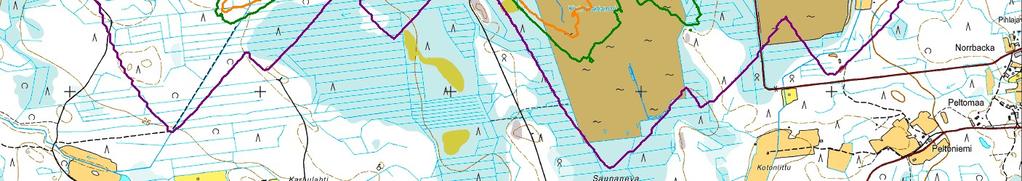 Print scale 1:30 000, Map center Finish TM ETRS-TM35FIN-ETRS89 East: 215 020 North: 920