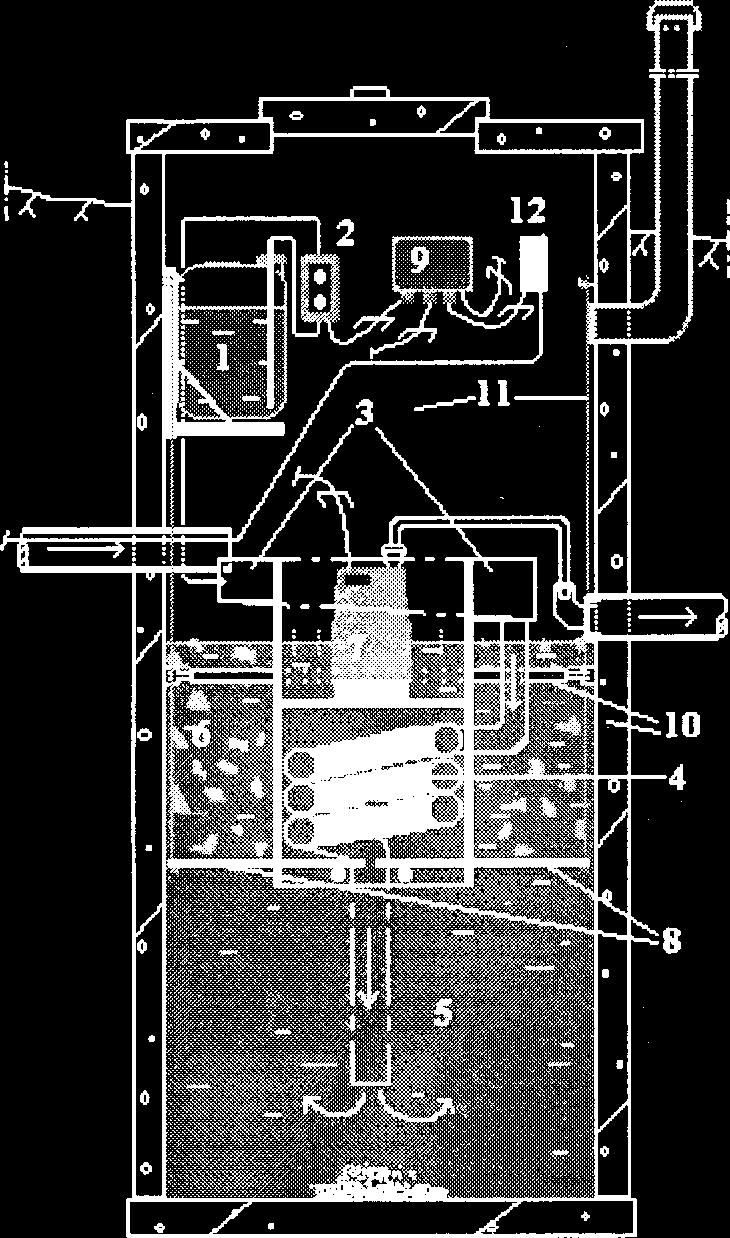 Kuva 8 Periaatepiirros Propipe 1400 Filt jälkipuhdistusyksikön toiminnasta (Jami Aho) toaineesta normaalien saostuskaivojen avulla Näiden jälkeen on erillinen kaivo, johon puhdistamon laitteet