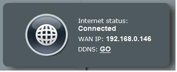 Internet ei ole käytettävissä. Tarkista pystyykö reititin muodostamaan yhteyden internetpalveluntarjoajasi WAN IP -osoitteeseen.