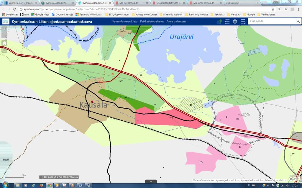 ensisijaisesti urheilun, virkistyksen ja muiden vapaa-ajan toimintojen käyttöön (PY- 2), Lähivirkistysalue (VL).