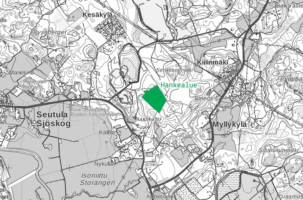 Lemminkäinen Infra Oy Ympäristövaikutusten arviointiohjelma 15 (54) Kuva 2.