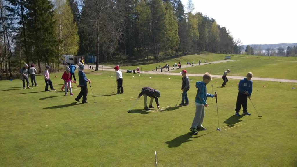 Golfkoulun ohjatut ulkoharjoitukset sunnunntaina 3.5.2015 aloittivat kesäharjoittelukauden.