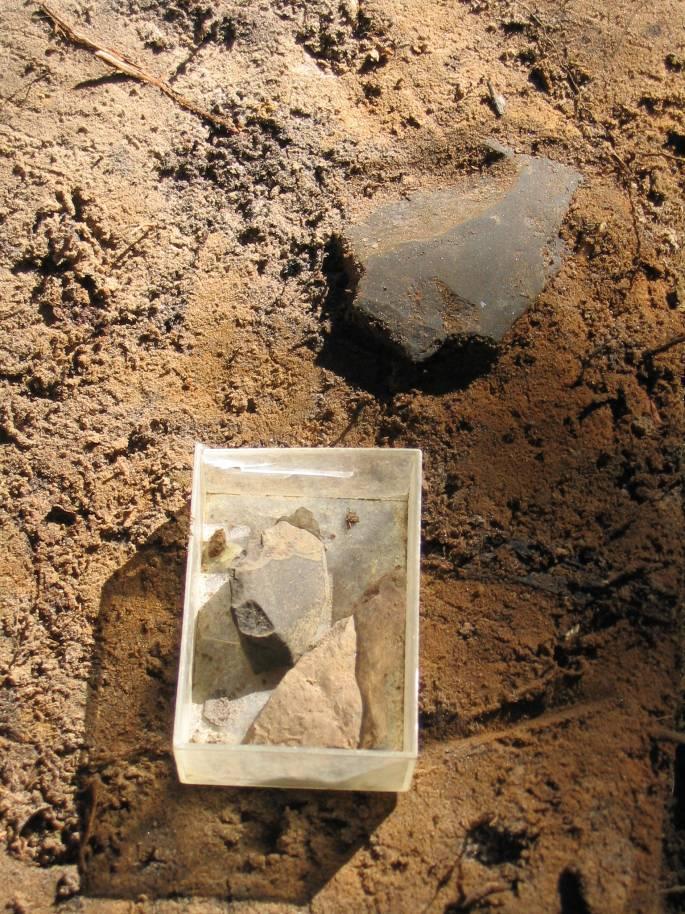 11 6. Yhteenveto Suunnitellulla Kehäratalinjalla, Hommaksen löytöalueella 2, Karlsron mäen länsi- ja luoteisreunalla, tehtiin arkeologinen koekaivaus 30.7. 17.8.2007.