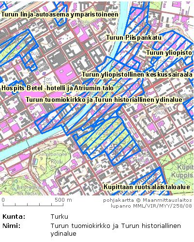 5 Kulttuurihistoriallinen arvo ja suojelutavoitteet Kaupunkikuva ja sen rakenteet kuvastavat empiren kaupunki-ihanteita.