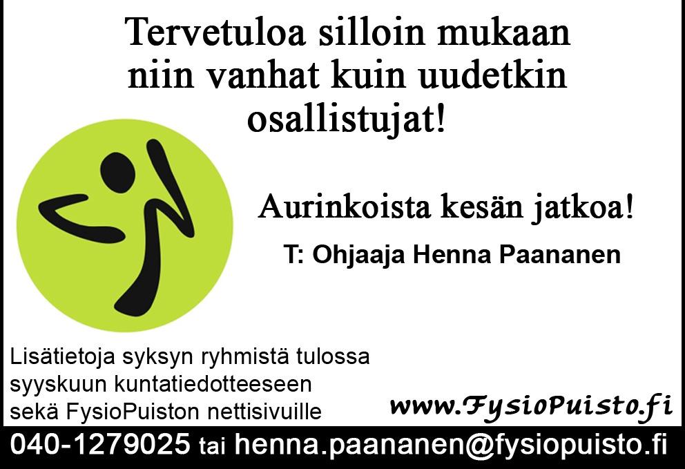 050 599 1730 Palvelua kahdessa liikkeessä: Töysässä, Tuurissa, Keskustie 8 Talastie 99 Ma 10.00-18.00 To 12.00-20.00 Ti ja Ke 9.00-17.00 Pe 9.00-17.00 Kysy myös lauantai-aikoja, jolloin palvelen sopimuksen mukaan.