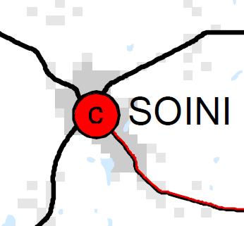 3 Yleiskaava Soinin keskustan alueella on voimassa Kirkonseudun osayleiskaavan laajennus ja