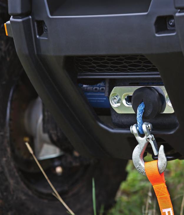 VINSSIT Tiesitkö että suurimmassa osassa Polaris ATV-malleista on jo tehtaalla varmistettu esiasennusvalmius vinssiä varten.