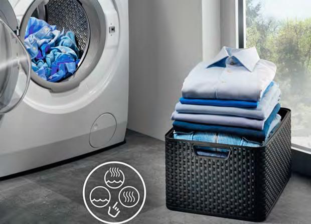 Wash & Dry, linkous 1600 k/min äänitaso pesu/linkous/kuivaus 51/77/63