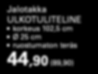 ruostumaton teräs 44,90