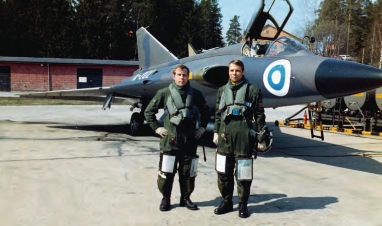 The MiG- 21F-13s formed the fighter fleet of the squadron in the 1970s. The MiG-21F-13 was also operated at Luonetjärvi by HävLLv 11 and then by TiedLLv and also by Koelentue.