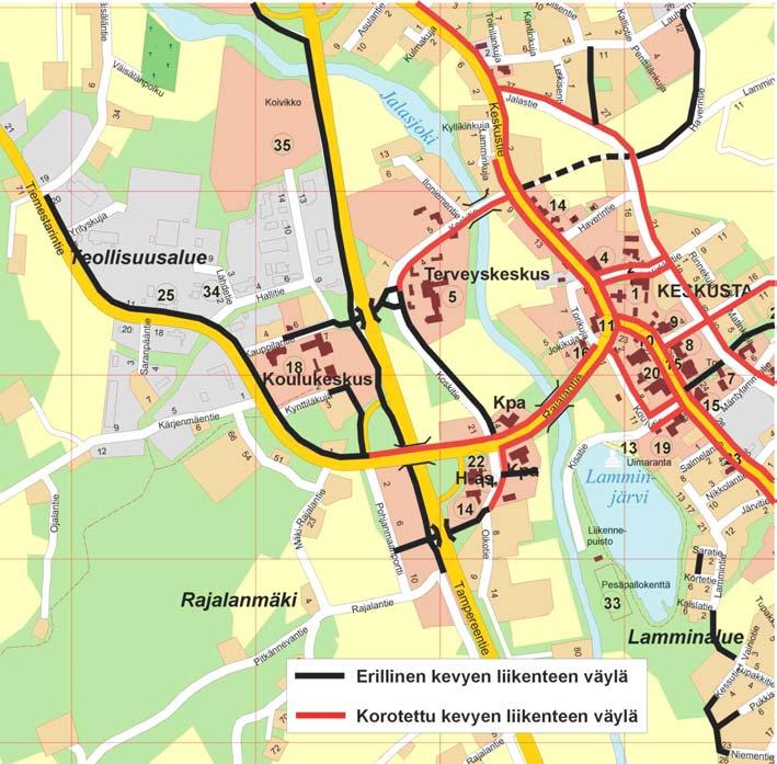 4 Valtatien 3 alitse on rakennettu kaksi poikittavaa kevyen liikenteen alikulkuyhteyttä. Kuva 2.