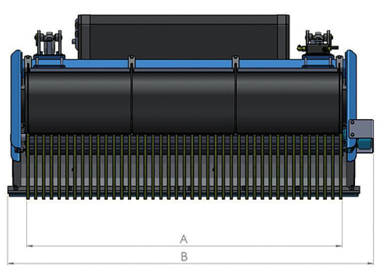 tilavuus (lisävaruste) 270 l 270 l 270 l 270 l Harjakoneen tyhjäpaino 570 kg 570 kg 650 kg 680 kg Hydraulituotto, min.