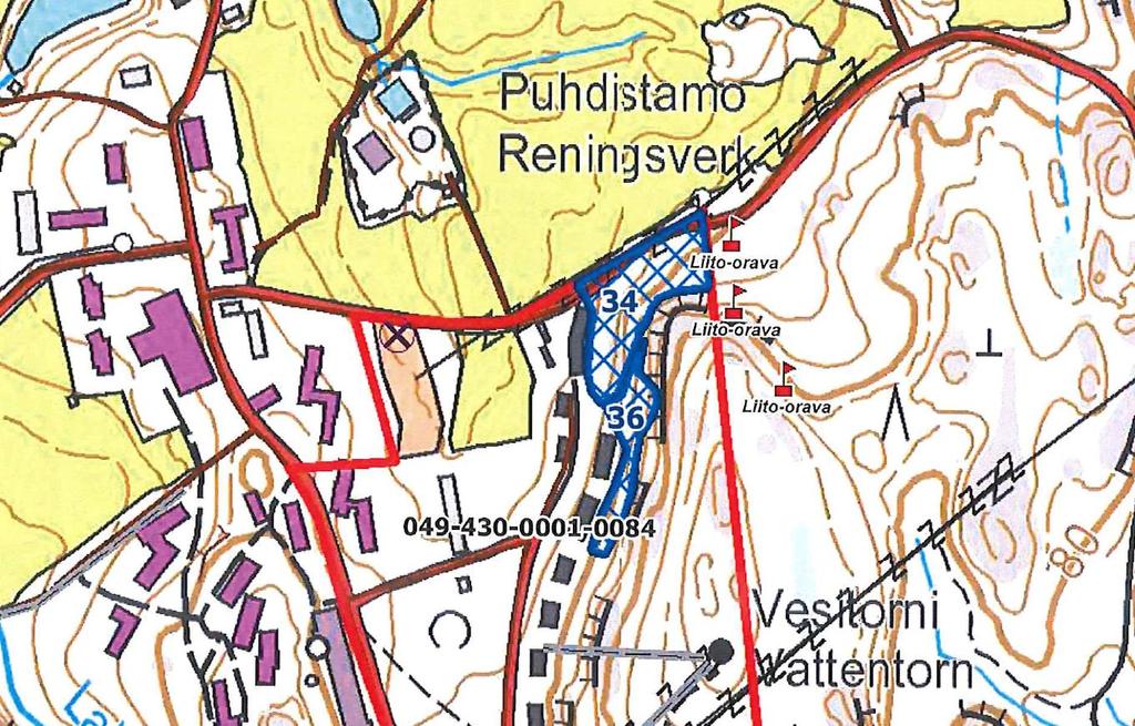 Kuviot 34 ja 36 KAAVOITUSTILANNE: Alueella on Espoon pohjoisosien yleiskaava osa I ja osa II.