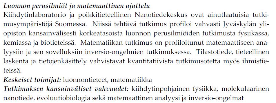 JY:n strategian