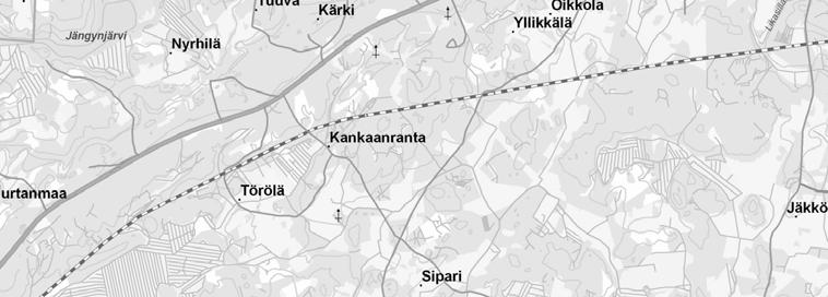 Tarkastelualueen sijainti on esitetty kuvassa 1. Kuva 1. Tarkastelualueen sijainti Meluselvitys on tehty Kaakkois-Suomen tiepiirin toimeksiannosta.