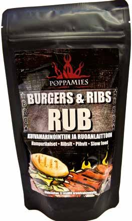 Poppamiehen RUB-mausteet on tehty parhaista raaka-aineista joissa mikrobi-tasot ovat alhaiset ja jotka soveltuvat parhaiten lihojen marinointiin.