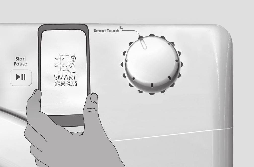 NEXT TIME Regular usage l Every time you want to manage the machine through the App, first you have to enable the Smart Touch mode by turning the knob to the Smart Touch indicator.