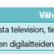 liikunnallista ja terveellistä elämäntapaa.