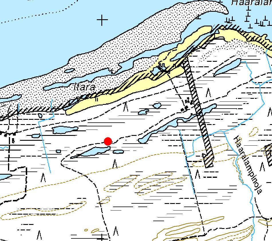 43. HAILUOTO, ITARA 1 Ote maastokartasta 2531 10 Mittakaava 1:10 000 x=7222