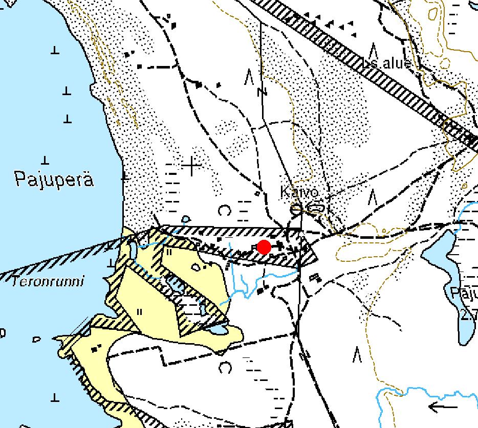 54. HAILUOTO, PAJUPERÄ 4 Ote maastokartasta 2442 09 Mittakaava 1:10 000